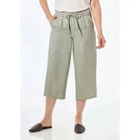 GOLDNER Stoffhose Sommerhose mit Rundumschlupfbund Schlupfhose mit Bindeband, weitem Bein und 7/8-Länge