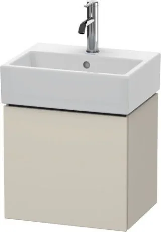 Duravit L-Cube Waschtischunterbau wandhängend Taupe Matt 434x341x400 mm - LC6245L9191 LC6245L9191