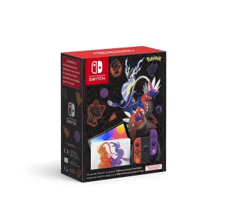 Nintendo Switch Konsole OLED [Pokémon Karmesin Purpur Edition] rot lila