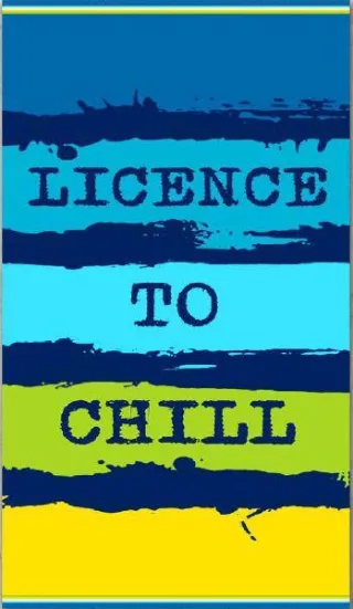 KATAG - Jac.Vel.Strandtuch licence to chill - Gr. - 90