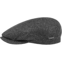 Stetson Flat Cap (1-St) Schirmmütze mit Schirm, Made in the EU