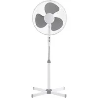 Platinet Standventilator PSF1616W, Höhenverstellbarer Standventilator mit 3 Stufen und stabilem Kreuzfuß
