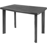 Spetebo Gartentisch Kunststoff Gartentisch 100 x 72 cm (Stück, 1-St., Stück), Campingtisch rechteckig im klassischen Design