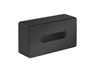 emco loft Kosmetiktuchbox Wandmodell, 250 x 79 x 140 mm, schwarz/schwarz, 055713400 055713400