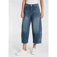 Herrlicher 7/8-Jeans Edwina Denim mit seitlich eingesetzten Details