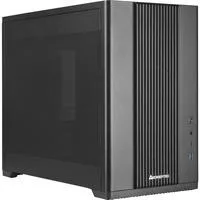 BX-MESH, Tower-Gehäuse schwarz, Tempered Glass