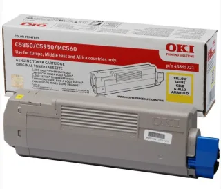 OKI Toner 43865721 gelb | 43865721 |