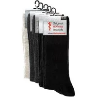 Wowerat Gesundheitssocken 5 Paar Wellness-Socken, Baumwolle, ohne Gummidruck, für Damen & Herren (5 Paar)