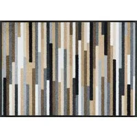 wash+dry by Kleen-Tex Teppich Mikado Stripes, rechteckig, Höhe: 7 mm, modernes Streifen Design, rutschhemmend, waschbar