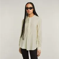 G-STAR Langarmbluse Half Placket Top ls wmn mit verdeckter Knopfleiste