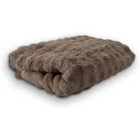 Wohndecke Fair De Luxe Kuscheldecke 100% Polyester, Plaid/Wohndecke, Taupe, Heinrich Glaeser Nachf. GmbH