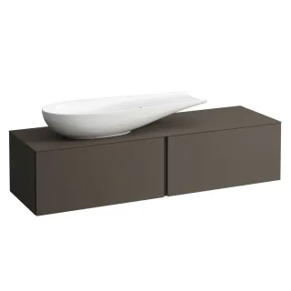 LAUFEN Waschtischunterschrank und Waschtischplatte ALESSI 500x1600x370 H4303420974291