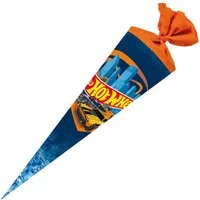 Nestler Schultüte Nestler Schultüte Hot Wheels Speed Club rund mit Filzverschluss 70cm