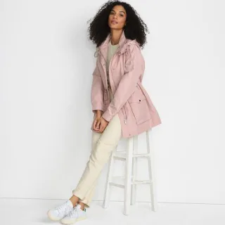 Wasserabweisende Soft Touch Jacke aus Baumwollmix für Damen, Damen, size: regular, Pink, by Lands' End
