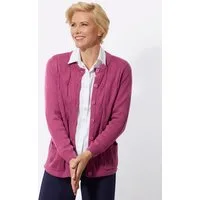 Witt Strickjacke Strickjacke Langarm Zopfmuster