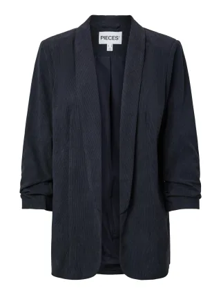 PIECES - PCBOSELLA 3/4 CORDUROY BLAZER Night Sky - Gr. - S