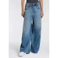 Herrlicher High-waist-Jeans Shyra Palazzo Denim Comfort Wide Fit, extra viel Beinweite