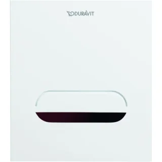 Duravit DuraSystem Betätigungsplatte WD5006013000 13 x 15 cm, Batterie, für Urinal, Zinkdruckguss, weiß