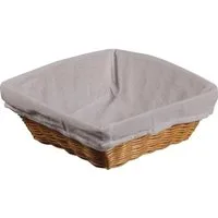 KESPER® Brotkorb Brotkorb, Kunststoff, Braun 24 x 24 x 9 cm, (1-tlg)