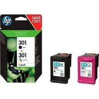 HP Hp original Druckerpatrone 301 Combo Black + C/Y/M Tintenpatrone (Spar-Set, 3 Probemonate gratis* drucken)