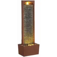 Teamson Home Gartenbrunnen mit LED rot 84 cm