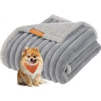 FEANDREA Tierdecke Hundedecke, wasserdichte Decke, beidseitig verwendbar, Hundesofa, S, 73 x 63 cm, für Minihunde
