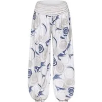 OriginalYou Haremshose Damen Sommerhose luftig & leichte Flatterhose luftig & leicht, leicht transparenter Sommerlook
