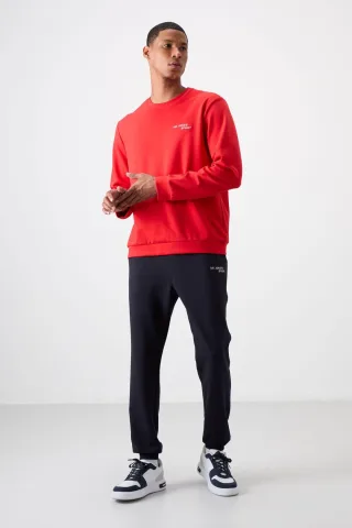 Herren Langarm Sweatshirt- und Hosen-Set
