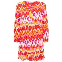 Zwillingsherz Sommerkleid Zwillingsherz Kleid "Wilder Zickzack" Tasseln