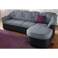 DOMO collection Ecksofa FLORES Schlafsofa, 233x142x86 cm, L-Form, whlw. mit Bettfunktion, whlw. mit Federkern