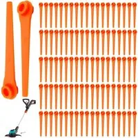FELIXLEO Rasierklingen 200 Kunststoff-Ersatzklingen für Gardena 9825 9820 Trimmer, 1-tlg.