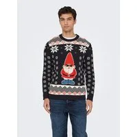 ONLY & SONS Rundhalspullover ONSX-MAX REG CREW KNIT