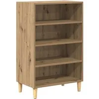 vidaXL Sideboard Sideboard Artisan-Eiche 57 x 35 x 89,5 cm Holzwerkstoff (1 St)