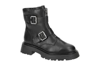 Tamaris 1-25320-41 020 Damen Stiefeletten schwarz matt Chunky Boots