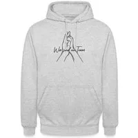 Spreadshirt Hoodie Wir Sind Ein Team, Mensch Und Hund Unisex Hoodie (1-tlg)
