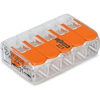 WAGO Verbindungsklemme Wago Compact Hebelklemme Anzahl Leiter: 5, 0,14 -