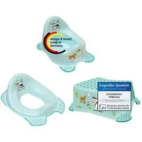 KiNDERWELT Tritthocker 3er Set Funny Farm Topf, WC Aufsatz + Tritthocker (3er Set, Premium Set)