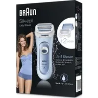 Braun Epilierer Braun LS 5160 Ladyshaver Silk-epil blau