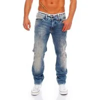 Big Seven Regular-fit-Jeans Big Seven Morris Vintage Aged Regular Fit Herren Jeans Hose