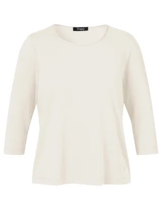 Frapp - T-Shirt Rundhals 3/4 Arm butter - Gr. - 46