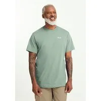 Jack Wolfskin T-Shirt ESSENTIAL T M T-Shirt aus Bio-Baumwolle, atmungsaktiv, weiches Single Jersey