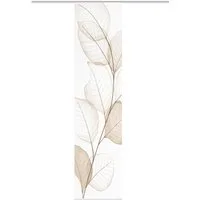 Vision S Schiebegardine Vision S YULE Schiebegardine, halbtransparent, Bambusoptik, 260x60 cm (2 St), Paneelwagen, halbtransparent, Polyester