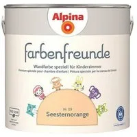 Alpina Wandfarbe 2,5 Liter Farbenfreunde Seesternorange No. 3