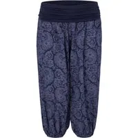 malito more than fashion Haremshose malito Damen Capri Hose mit Orient Print, Haremshose zum Tanzen, Haremshose Knielang