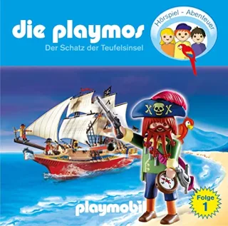 Die Playmos / Folge 01 / Der Schatz der Teufelsinsel [Audio CD] Simon X. Rost & Florian Fickel