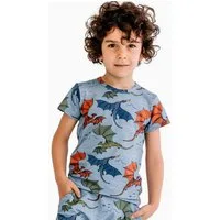 Walkiddy T-Shirt Walkiddy Colorful Dragon Kinder Bio Baumwolle GOTS Blue Bio Baumwolle,GOTS, Kinderbekleidung,nachhaltige Klamotten,T-Shirt
