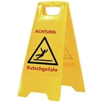 Sprintus Warnschild, Rutschgefahr signalgelb