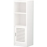Dripex Midischrank Badezimmerschrank, Badschrank schmal, Toilettenschrank weiß