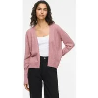 Vila Cardigan VIRIL SHORT L/S KNIT CARDIGAN-NOOS Materialmix, regular fit