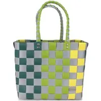 normani Einkaufskorb Einkaufskorb Einkaufstasche aus Kunststoff, 20 l, Flechtkorb aus pflegeleichtem Material